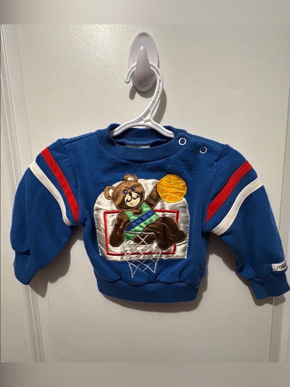 Vtg Bear Basketball Pullover